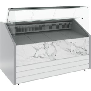 Витрина холодильная Carboma GC75 VV 1,2-1 фронт нестандартный цвет (динамика) - Изображение 2