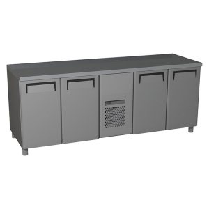 Стол холодильный среднетемпературный Carboma T70 M4-1 (4GN/NT Carboma) с бортом (0430-2 корпус нерж)